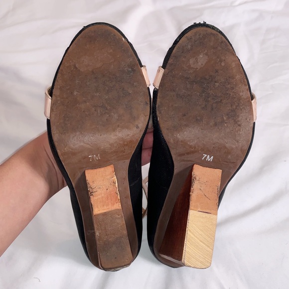 Rare Jeffrey Campbell Wooden Block Wedge Heels | Size 7 | Read Description - Picture 4 of 5